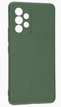 Чехол-накладка Samsung A33 Breaking силикон с микрофиброй зеленый