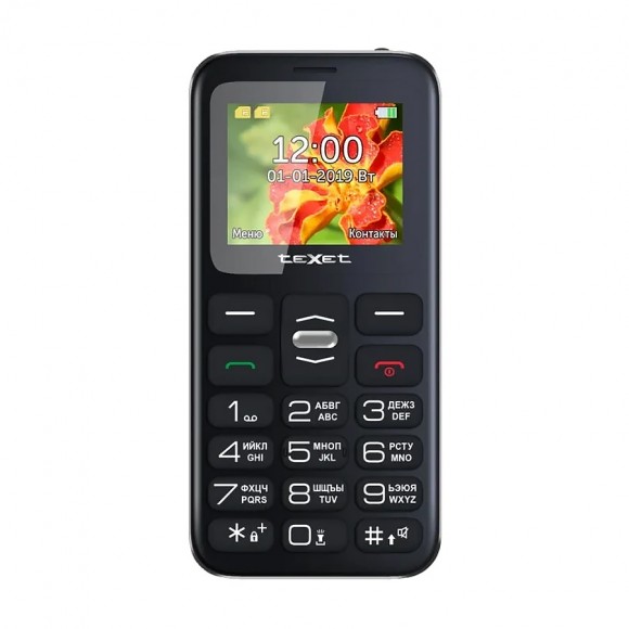 Телефон teXet TM-B209  (черный)