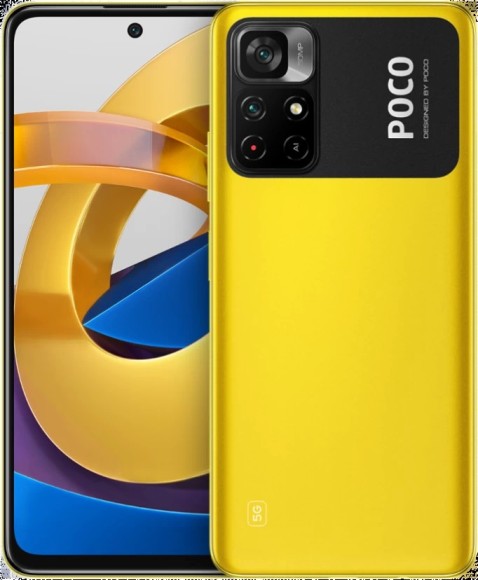 Смартфон Xiaomi Poco M4 Pro 5G 6/128Gb (Global) (желтый)