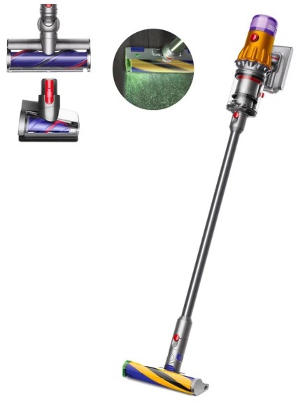 Пылесос Dyson V12 Detect slim absolute (SV30), UK (Никель, Желтый) Пылесос Dyson V12 Detect slim absolute (SV30), UK (Никель, Желтый)