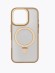 Чехол-накладка для iPhone 16 Pro Breaking M01 Stand Style Bronze Gold