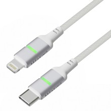 Lightning Breaking K35 USB-С-Lightning 3.0A 60W 1м белый