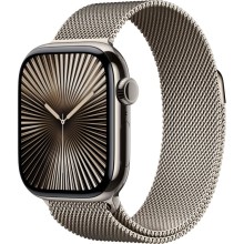 Умные часы Apple Watch Series 10  46mm/S/M MC7Q4 Case Ntural Titanium with Natural Milanese Loop  (Natural Titanium, Natural Titanium)