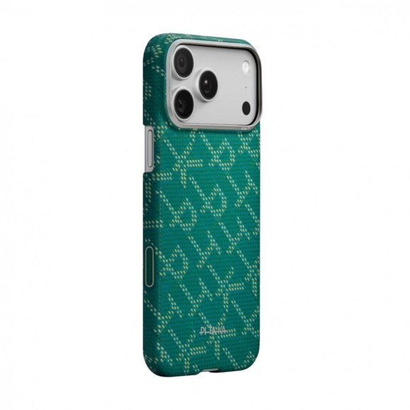Чехол-накладка для iPhone 17 Pro PITAKA Ultra-Slim Case Gold/Green