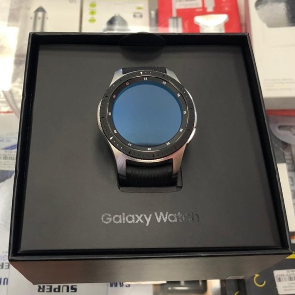 Samsung Galaxy Watch SM-R800 46мм (R5AM9096SKE) Б/У (серебристая сталь)
