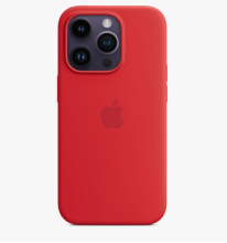 Чехол-накладка для iPhone 15 Pro Max Silicone Case MagSafe красный