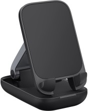 Подставка для смартфона Baseus Seashell Folding Phone Stand Moon Black (B10551500211-00)