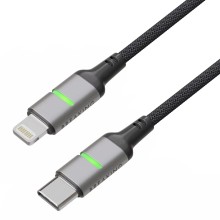 Lightning Breaking K35 USB-С-Lightning 3.0A 60W 1м черный