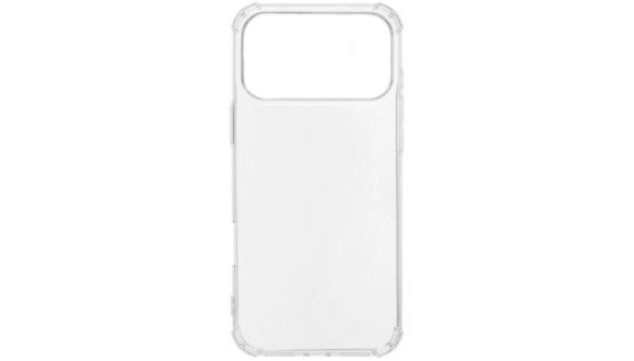 Чехол-накладка для iPhone 17 Pro силикон прозрачный с бортиками и защитой камеры