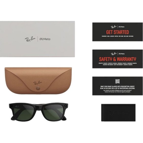 Солнцезащитные очки Ray-Ban Meta Wayfarer (Gen2) RW4012 601/1M53-Shiny Black,Transitions Graph.Green Солнцезащитные очки Ray-Ban Meta Wayfarer (Gen2) RW4012 601/1M53-Shiny Black,Transitions Graph.Green