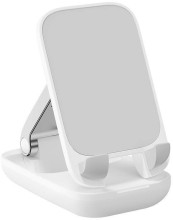 Подставка для смартфона Baseus Seashell Folding Phone Stand Moon White (B10551500211-00)