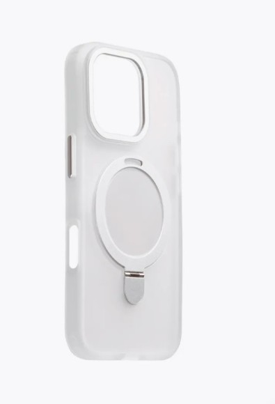 Чехол-накладка для iPhone 16 Pro Max Breaking M01 Stand Style White Titanium Чехол-накладка для iPhone 16 Pro Max Breaking M01 Stand Style White Titanium