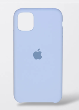 Чехол-накладка для iPhone 11 Pro Silicone Case синяя пастель