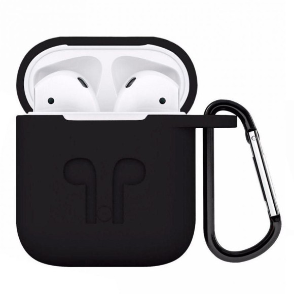 Сумка-чехол на AirPods черная