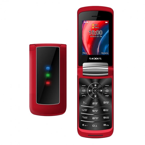 Телефон teXet ТМ-317 (красный)