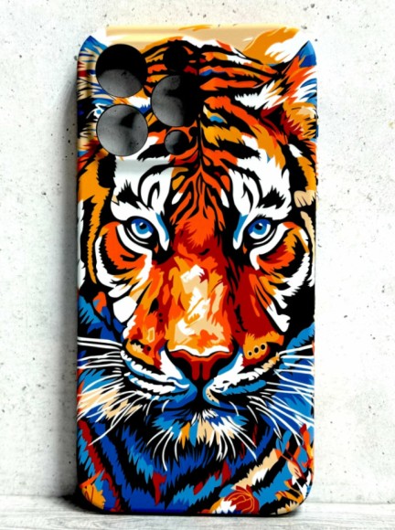Чехол-накладка для iPhone 15 Pro Max LUXO тигр