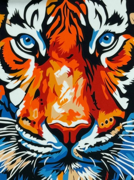 Чехол-накладка для iPhone 15 Pro Max LUXO тигр