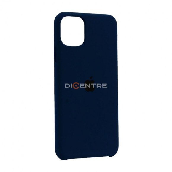 Чехол-накладка для iPhone 12/12 Pro Silicone Case темно-синий
