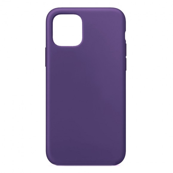 Чехол-накладка для iPhone 11 Silicone Case темно-сиреневый