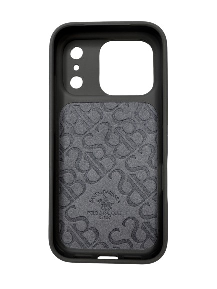 Чехол-накладка для iPhone 17 Pro Santa Barbara Magsafe Leaher Grey Чехол-накладка для iPhone 17 Pro Santa Barbara Magsafe Leaher Grey