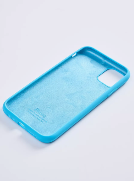 Чехол-накладка для iPhone 11 Pro Silicone Case светло-голубой Чехол-накладка для iPhone 11 Pro Silicone Case светло-голубой