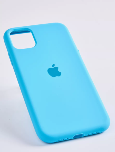 Чехол-накладка для iPhone 11 Pro Silicone Case светло-голубой Чехол-накладка для iPhone 11 Pro Silicone Case светло-голубой