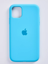 Чехол-накладка для iPhone 11 Pro Silicone Case светло-голубой