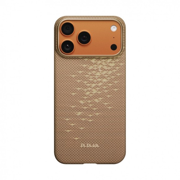 Чехол-накладка для iPhone 17 Pro PITAKA Ultra-Slim Case Golden Glint