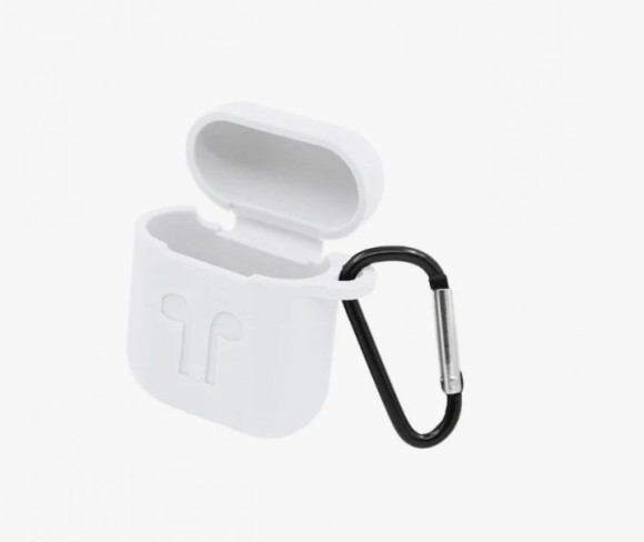 Сумка-чехол на AirPods белая Сумка-чехол на AirPods белая