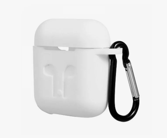 Сумка-чехол на AirPods белая Сумка-чехол на AirPods белая