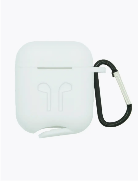 Сумка-чехол на AirPods белая Сумка-чехол на AirPods белая