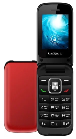 Мобильный телефон TeXet TM-422 (Гранатовый)