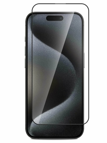 Стекло Apple iPhone 15 Pro Breaking 5D черный