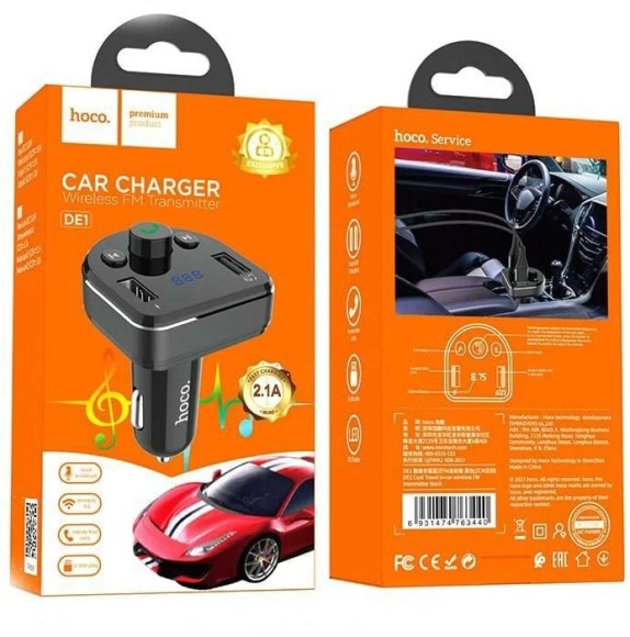 АЗУ Hoco DE1 черный