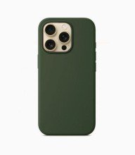 Чехол-накладка для iPhone 16 Pro Puloka Cover Silicone Case  SG-01 Magsafe Green