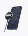 Чехол-накладка Samsung S24 Plus Benks Kevlar Magsafe силикон синий