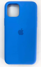 Чехол-накладка для iPhone 11 Pro Silicone Case синий