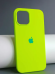 Чехол-накладка для iPhone 13 Pro Silicone Case ярко-салатовый