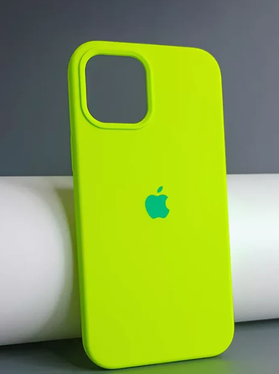 Чехол-накладка для iPhone 13 Pro Silicone Case ярко-салатовый Чехол-накладка для iPhone 13 Pro Silicone Case ярко-салатовый