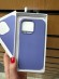 Чехол-накладка для iPhone 13 Pro Leather сиреневый