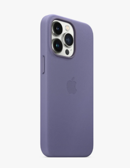 Чехол-накладка для iPhone 13 Pro Leather сиреневый Чехол-накладка для iPhone 13 Pro Leather сиреневый