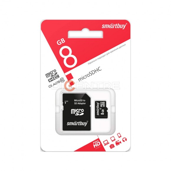Micro SD Smart Buy 8Gb (Class 10)