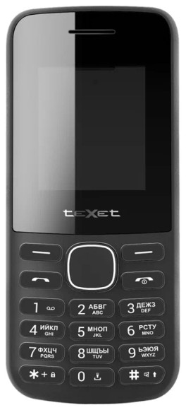 Телефон teXet TM-117 (Черный)