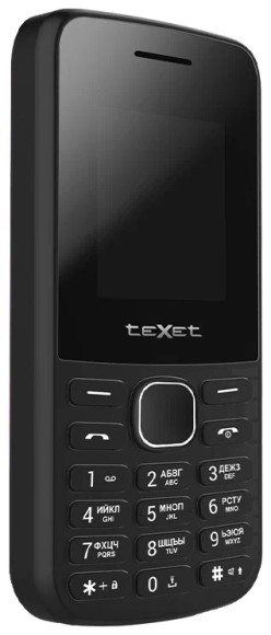Телефон teXet TM-117 (Черный)