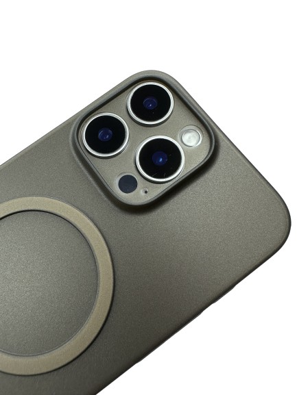 Чехол-накладка для iPhone 16 Pro Max Memumi  Magsafe коричневый