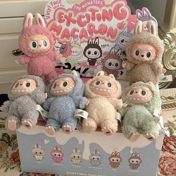 LaBuBu The Monster Tasty Macarons Vinyl Face Blind Box LaBuBu The Monster Tasty Macarons Vinyl Face Blind Box