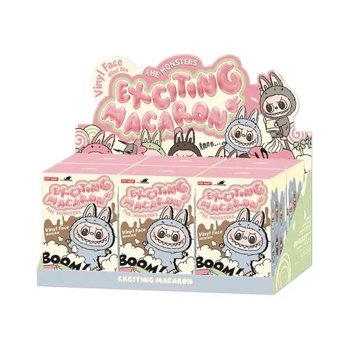 LaBuBu The Monster Tasty Macarons Vinyl Face Blind Box LaBuBu The Monster Tasty Macarons Vinyl Face Blind Box