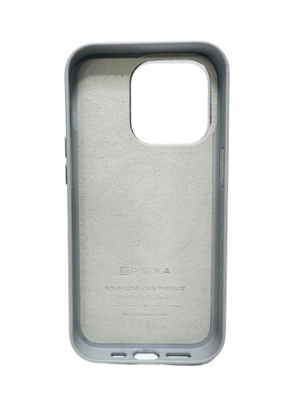 Чехол-накладка для iPhone 14 Pro Max Puloka Solemn серебро