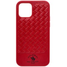 Чехол-накладка для iPhone 12/12 Pro Santa Barbara плетенка красный