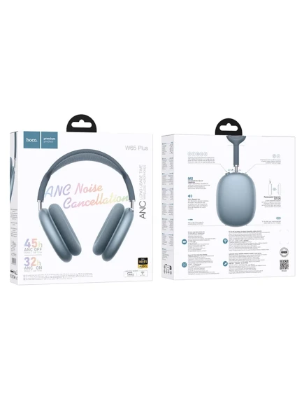 Беспроводные наушники Hoco W65 Plus Blue